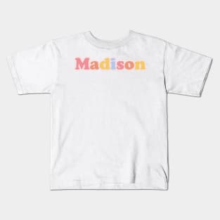 Madison Pastel Letters Kids T-Shirt